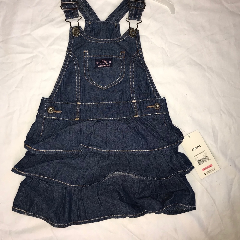 BRAND NEW GIRLS JORDACHE OVERALLS
